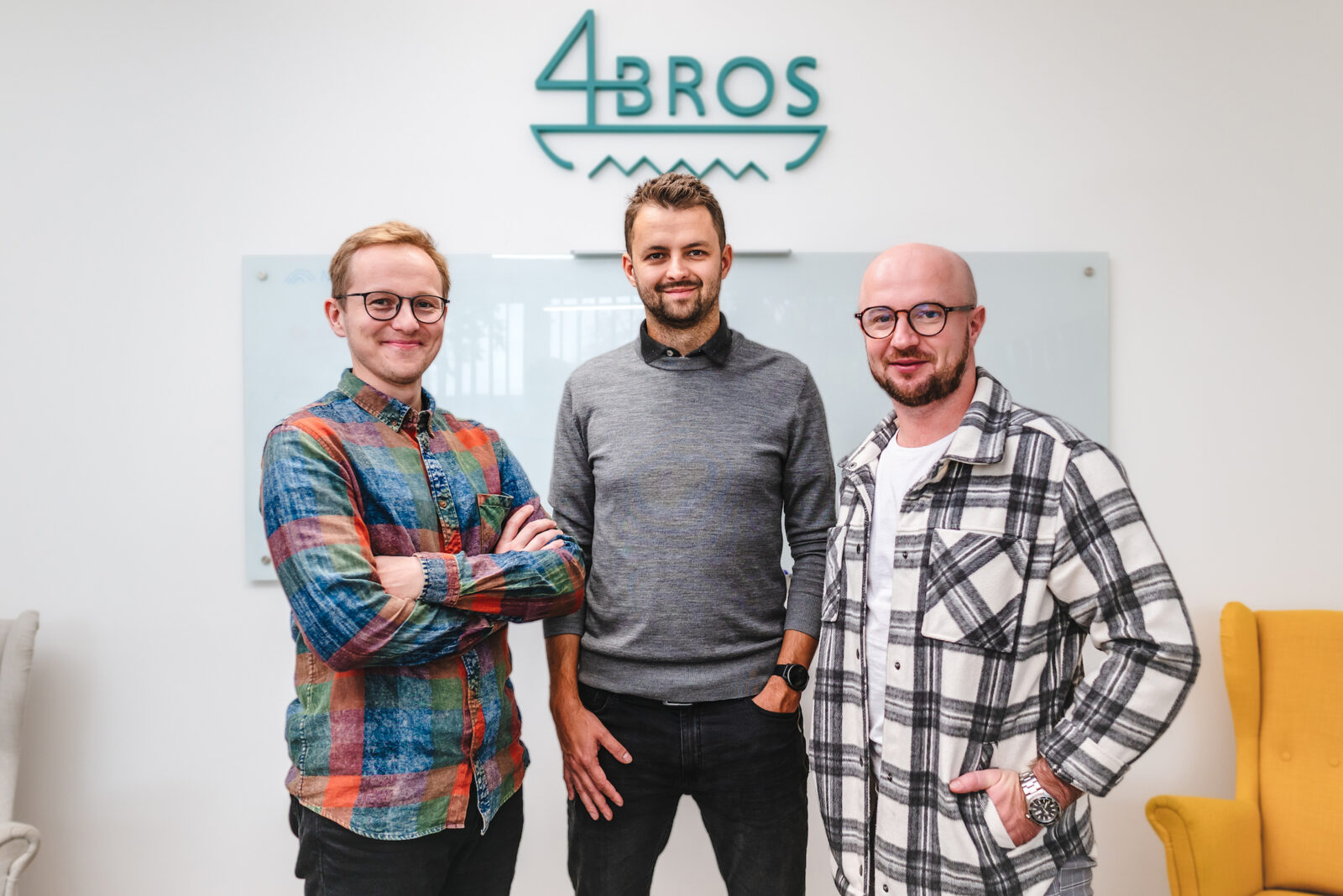 Vedení agentury Four Bros: Štěpán Pluháček (vlevo), Vít Olšák (uprostřed), Jan Rypar (vpravo).